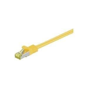 MicroConnect - Verkkokaapeli - RJ-45 (M) - RJ-45 (M) - 15 m - SFTP, PiMF - Cat.7 raakakaapeli - ilman koukkua - Keltainen