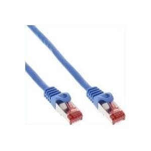 InLine - Patch Cable - RJ-45 (M) - RJ-45 (M) - 50,0 m - SFTP, PiMF - CAT 6 - suojattu, muotoiltu, ei koukkua - sininen (76455B)