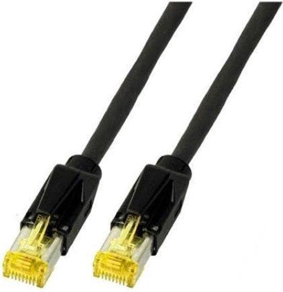 Producent: EFB Elektronik RJ45 patchkabel S/FTP, Cat.6A, TM31, Datwyler 7702, 20m, sort Cat.6A RJ45 patchkabel fremstillet i Europa sikrer meget gode