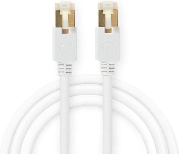 Nedis CAT6-kabel | RJ45 hane | RJ45 hane | S/FTP | 20,0 m | Runda | LSZH / PVC | Vit | fönsterlåda