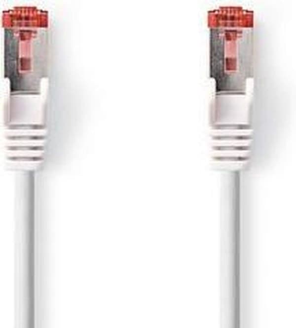 Nedis CAT6-kabel | RJ45 hane | RJ45 hane | S/FTP | 20,0 m | Runda | LSZH / PVC | Vit | fönsterlåda