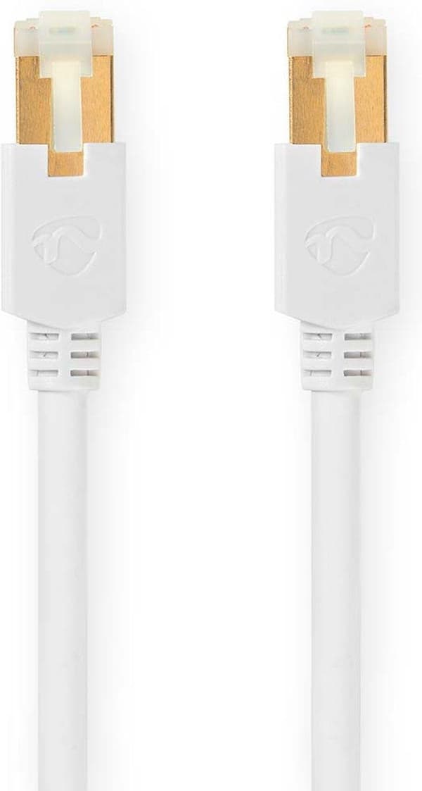 Nedis CAT6-kabel | RJ45 hane | RJ45 hane | S/FTP | 20,0 m | Runda | LSZH / PVC | Vit | fönsterlåda