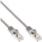 INLINE - Patch ledning - RJ-45 (M) til RJ-45 (M) - 50 cm - Folieret uskærmet snoet par (F/UTP) - CAT 5e - uden krog - Grå (pakke med 90)