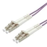 VALUE fiberoptisk kabel 50/125µm OM4, LC/LC, violet 20m (21.99.8757)