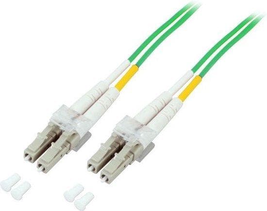 EFB-Electronics - Patchkabel - LC Multi-Mode (M) till LC Multi-Mode (M) - 1,5 m - fiberoptisk - 50/125 mikron - OM5 - halogenfri - Lime Green (O0319.1