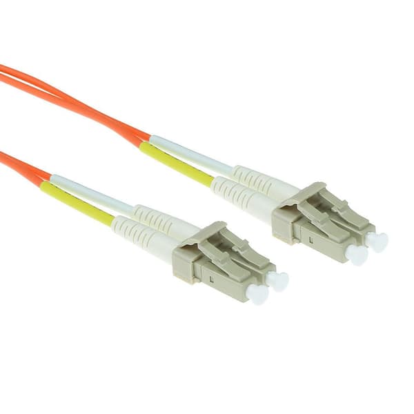 ACT 15 meter LSZH Multimode 50/125 OM2 fiber patch kabel duplex med LC stik. Lc-lc 50/125 om2 duplex 15,00m (RL9515)
