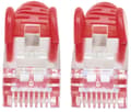 Miniatyrbillede 3 af 4: Intellinet - Patch-kabel - RJ-45 (M) til RJ-45 (M) - 30,0 m - SFTP, PiMF - CAT 6 - Halogenfri, støbt, uden krog, strandet - Rød (736060)