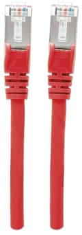 Miniatyrbillede 4 af 4: Intellinet - Patch-kabel - RJ-45 (M) til RJ-45 (M) - 30,0 m - SFTP, PiMF - CAT 6 - Halogenfri, støbt, uden krog, strandet - Rød (736060)