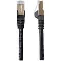 Miniatyrbillede 3 af 3: StarTech.com 6ASPAT10MBK Patch-ledning CAT6a (10m sort RJ45 Snagless-stik CAT6a STP-kabel Kobbertråd netværkskabel)