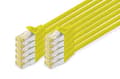 Miniatyrbild 1 av 6: DIGITUS - Patchkabel - RJ-45 (M) till RJ-45 (M) - 2 m - S/FTP - CAT 6a - halogenfri, gjuten, utan krok - Gul (pack om 10)