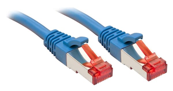 Lindy - Patch Cable - RJ-45 (M) - RJ-45 (M) - 30,0 m - SFTP, PiMF - CAT 6 - ilman koukkua - Sininen (47726)