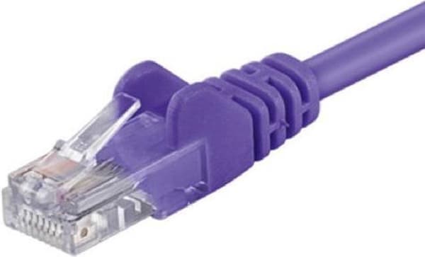 CAT5e UTP patchkabel 20 meter lilla - CCA