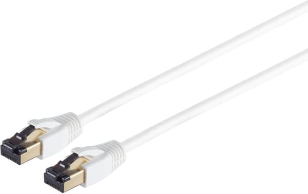 S/CONN suurin liitettävyys verkkokaapeli patch cable cat. 8.1 F/FTP PIMF LSZH valkoinen 15.0m (08-41086)