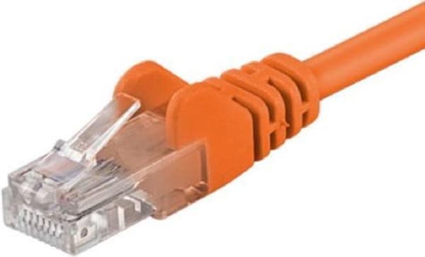 CAT5e UTP patch -kaapeli 15 metriä oranssi - CCA