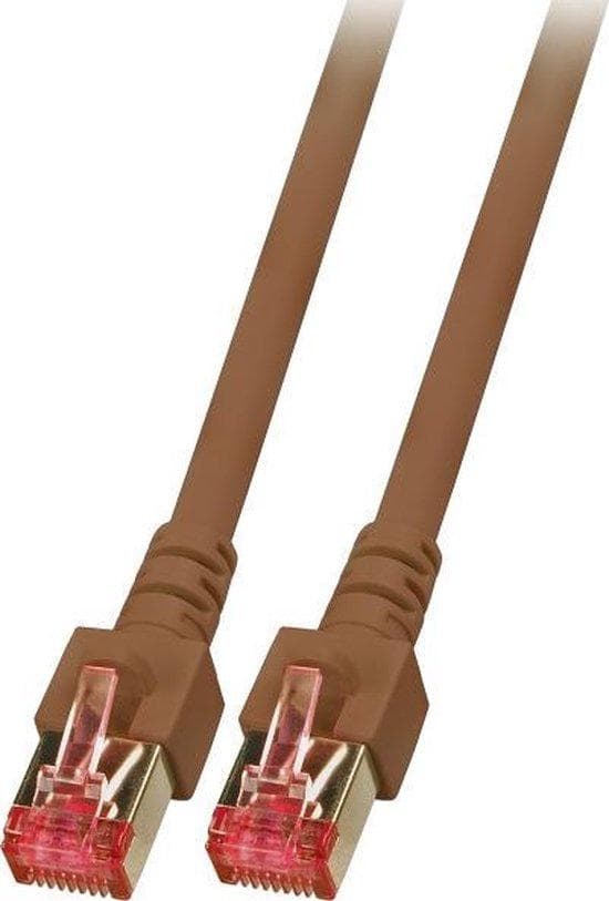 Valmistaja: EFB Elektronik RJ45 patch-kaapeli S/FTP, Cat.6, LSZH, 30m, ruskea Suojattu Cat.6 RJ45 patch-kaapeli takaa erittäin hyvät ominaisuudet 5 Gi