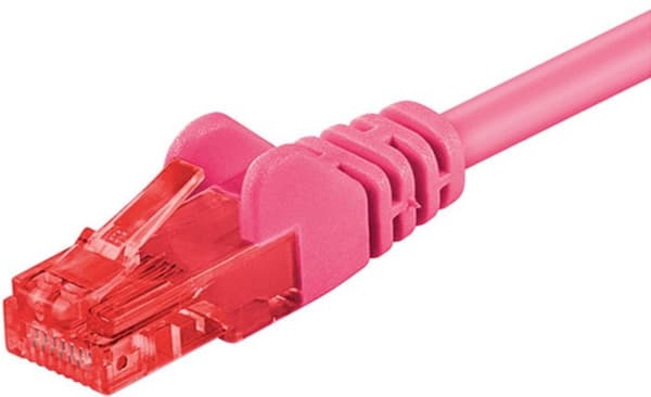 CAT6 UTP patch kabel 5 meter pink - CCA
