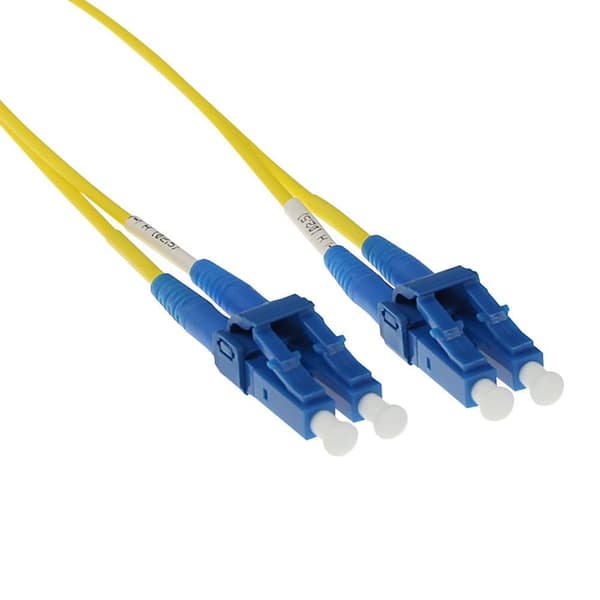 ACT 25 meter LSZH Singlemode 9/125 OS2 kort boot fiber patch kabel duplex med LC stik. Lc-lc 9/125 kort dup 25,00m (RL1725)