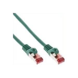 InLine - patchkabel - RJ-45 (M) till RJ-45 (M) - 40,0m - SFTP, PiMF - CAT 6 - pressad, slät - grön (76440G)