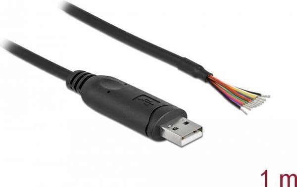 Delock - Seriel adapter - USB2.0 - RS-232 - sort (90524)