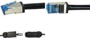 LogiLink Professional - Outdoor patch -kaapeli Cat.6A, S/FTP, PVC+PE, musta, 30m