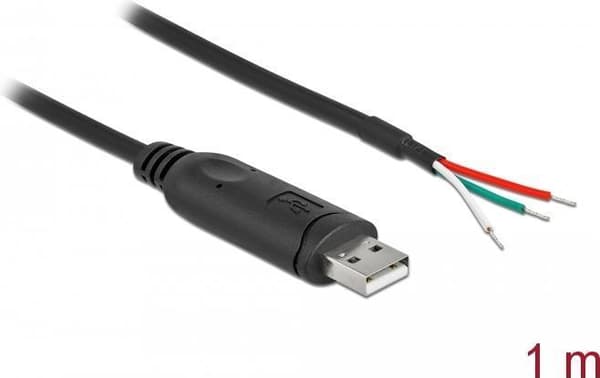 Delock - Seriel adapter - USB2.0 - RS-232 x 1 - sort (62930)