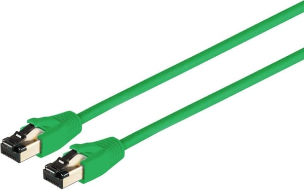 S/CONN suurin liitettävyys verkkokaapeli patch cable cat. 8.1 F/FTP PIMF LSZH green 7.5m (08-41063)