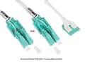 Miniatyrbild 3 av 3: Bra anslutningar OM3 fiberoptisk kabel - duplex - kontakt LC till LC - UNIBOOT - multimode 50/125-1/10/40/100-Gigabit Ethernet - fiberoptisk kabel, fi