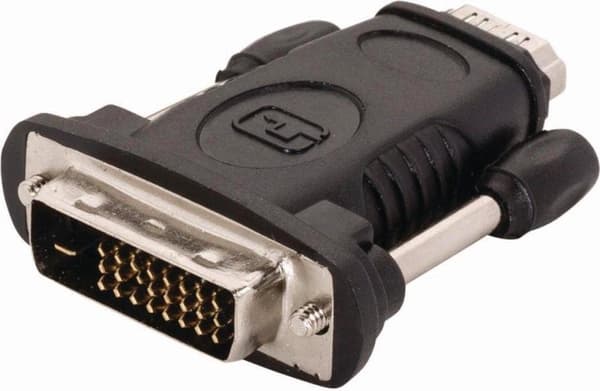 Nedis HDMI™-adapter | DVI-D 24+1 ben han | HDMI™ hun | Forniklet | Lov | ABS | Sort | 1 styk | Boks