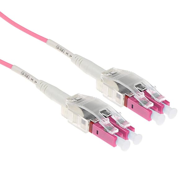 ACT RL8407 kuituoptinen kaapeli 7 m LSZH OM4 2x LC Violetti (RL8407)