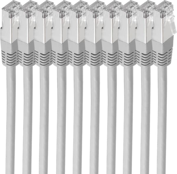 vilunväristykset BS75712-H-SET10. Kaapelin pituus: 2 m, Kaapelin standardi: Cat6, Kaapelin suojaus: S/FTP (S-STP), Liitin 1: RJ-45, Liitin 2: RJ-45, L