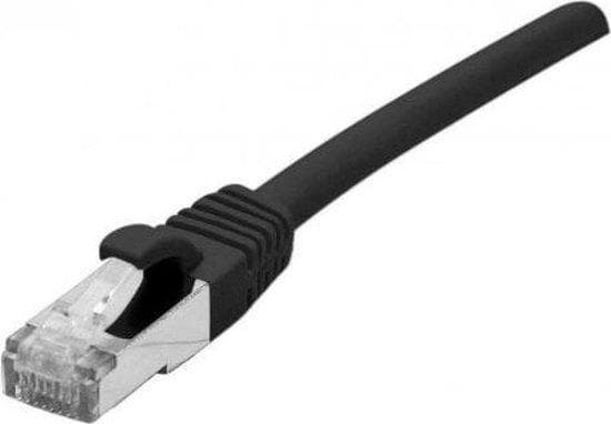 Patchkabel F/UTP, CAT.6, sort, 25,0 m patchkabel med særlig smal knækbeskyttelse (854405)