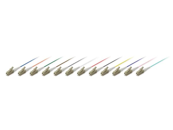 Udstyr fiberoptisk kabel LC/PC Pigtail Multi Mode Duplex OM3 1,00m