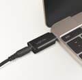 Miniatyrbillede 4 af 11: LogiLink UA0356 Kabelafstandsholder USB-C 3,5 mm Sort