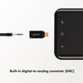 Miniatyrbillede 9 af 11: LogiLink UA0356 Kabelafstandsholder USB-C 3,5 mm Sort