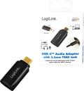 Miniatyrbillede 11 af 11: LogiLink UA0356 Kabelafstandsholder USB-C 3,5 mm Sort