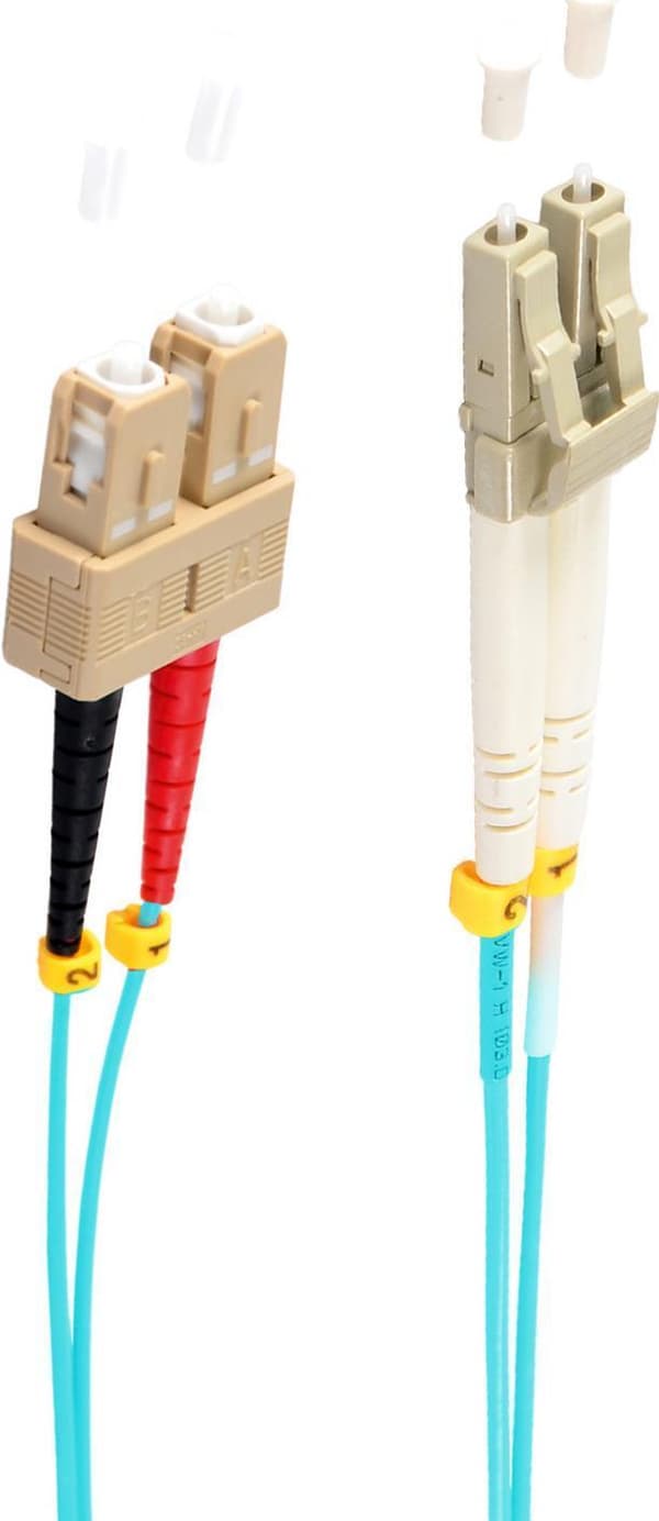 shiverpeaks BS77960/3 fiberoptisk kabel 10m LC SC OM3 Aqua Color (BS77960/3)