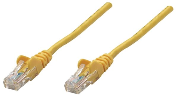 Intellinet 738606 verkkokaapeli Cat6 UTP 100% kupari RJ-45 pistoke/RJ-45 pistoke 15 m keltainen
