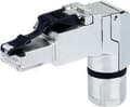 Miniatyrbillede 2 af 6: Telegärtner MFP8-4x90 T568A Cat.6A RJ45-stik, vinklet, felttilpasset J00026A4004-stik, lige 1 stk.