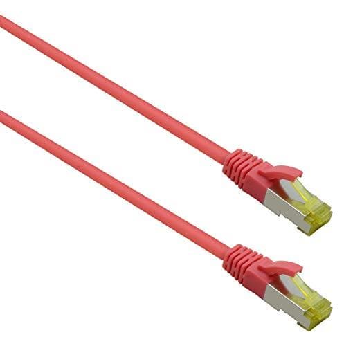 Helos Ultra Flex patch-kaapeli S/FTP Cat 6a TPE punainen 20,0m
