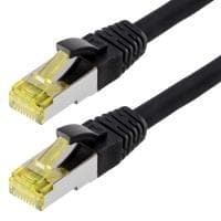 Herweck Helos - Patch-kabel - RJ-45 (M) - RJ-45 (M) - 30,0 m - SFTP-kabel (PIMF) - CAT 6a - Sort (118128)