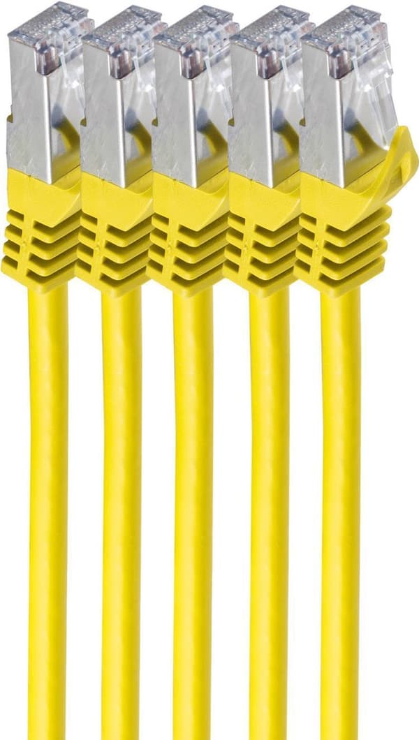 kuldegysninger BS75512-Y-SET5. Kabellængde: 2 m, Kabelstandard: Cat.7 råkabel, Kabelafskærmning: S/FTP (S-STP), Stik 1: RJ-45, Stik 2: RJ-45, Konnekto