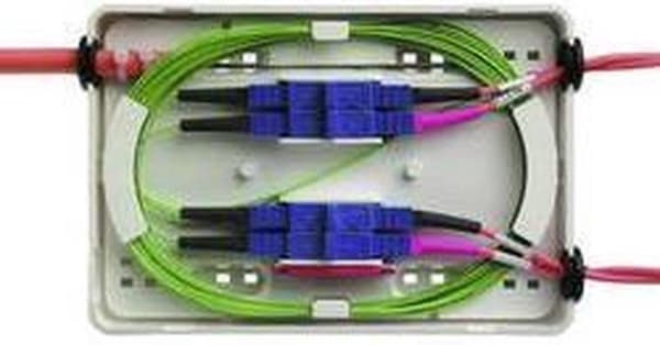 Fiberoptisk splitterboks Telegärtner Ikke møbleret