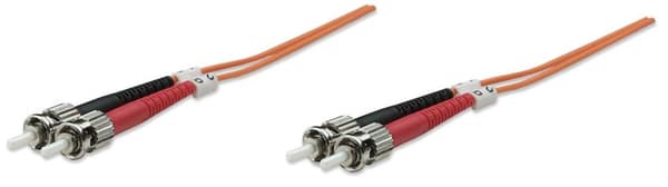 Intellinet fiberoptisk patchkabel 50µ patchkabel duplex ST/stik - ST/stik 3,0 m