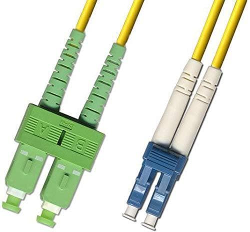 Microconnect FIB8410005 Fiberoptisk kabel 0,5m SC LC OS2 Gul (FIB8410005)