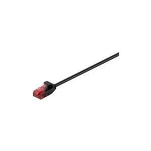 MicroConnect - Netværkskabel - RJ-45 (M) til RJ-45 (M) - 7,5 m - UTP - CAT 6 - strenget - sort