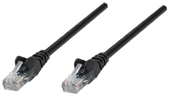 Intellinet Premium - Patch-kabel - RJ-45 (M) til RJ-45 (M) - 10,0 m - UTP - CAT 6 - Støbt, ingen krog - Sort (738392)