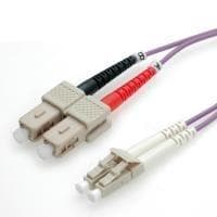 VALUE fiberoptisk kabel 50/125µm OM4, LC/SC, violet 10m (21.99.8768)