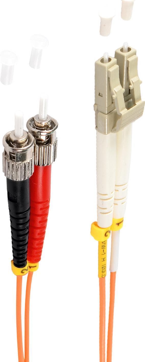 shiverpeaks BS77950 Fiberoptisk kabel 10m LC ST OM2 Orange (BS77950)