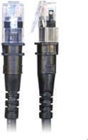Patchsee patchkabel ThinPatch FTP CAT 6a svart 4m - upp till 10 Gbits/s och POE++-kapabel - tvinnat par, U-FTP(STP), skärmad, AWG 28, svart - tunnare