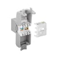 Miniatyrbillede 3 af 4: DS-IT CAT6a UTP Keystone netværksstik - værktøjsløs - grå (DS-KC-UTP6A-TL-2)